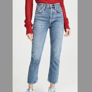 AGOLDE Riley High Rise Straight Crop Jean - sz 27